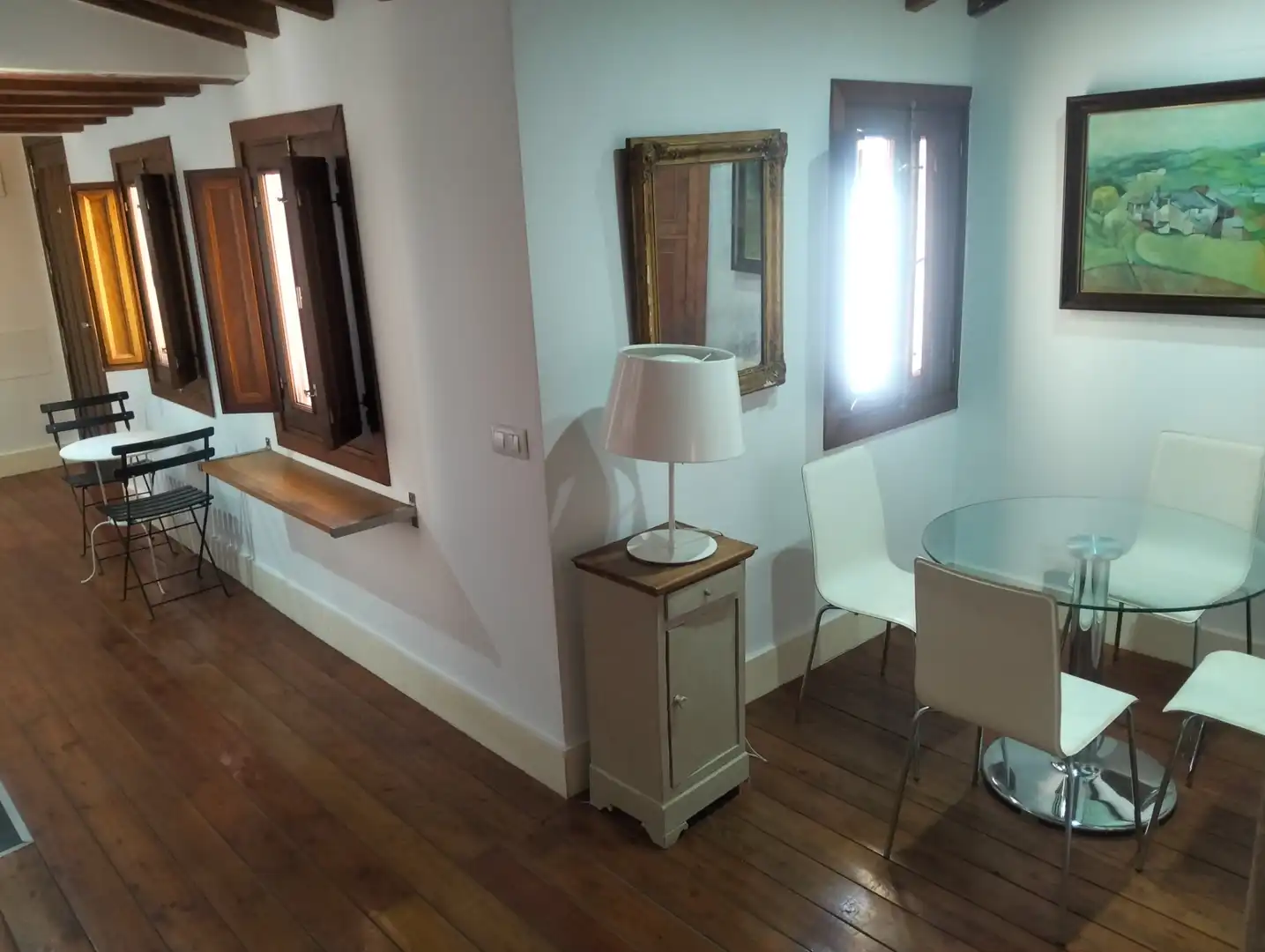 Comedor de Apartamento de alquiler en Toledo con Aire acondicionado, Calefacción y Parquet