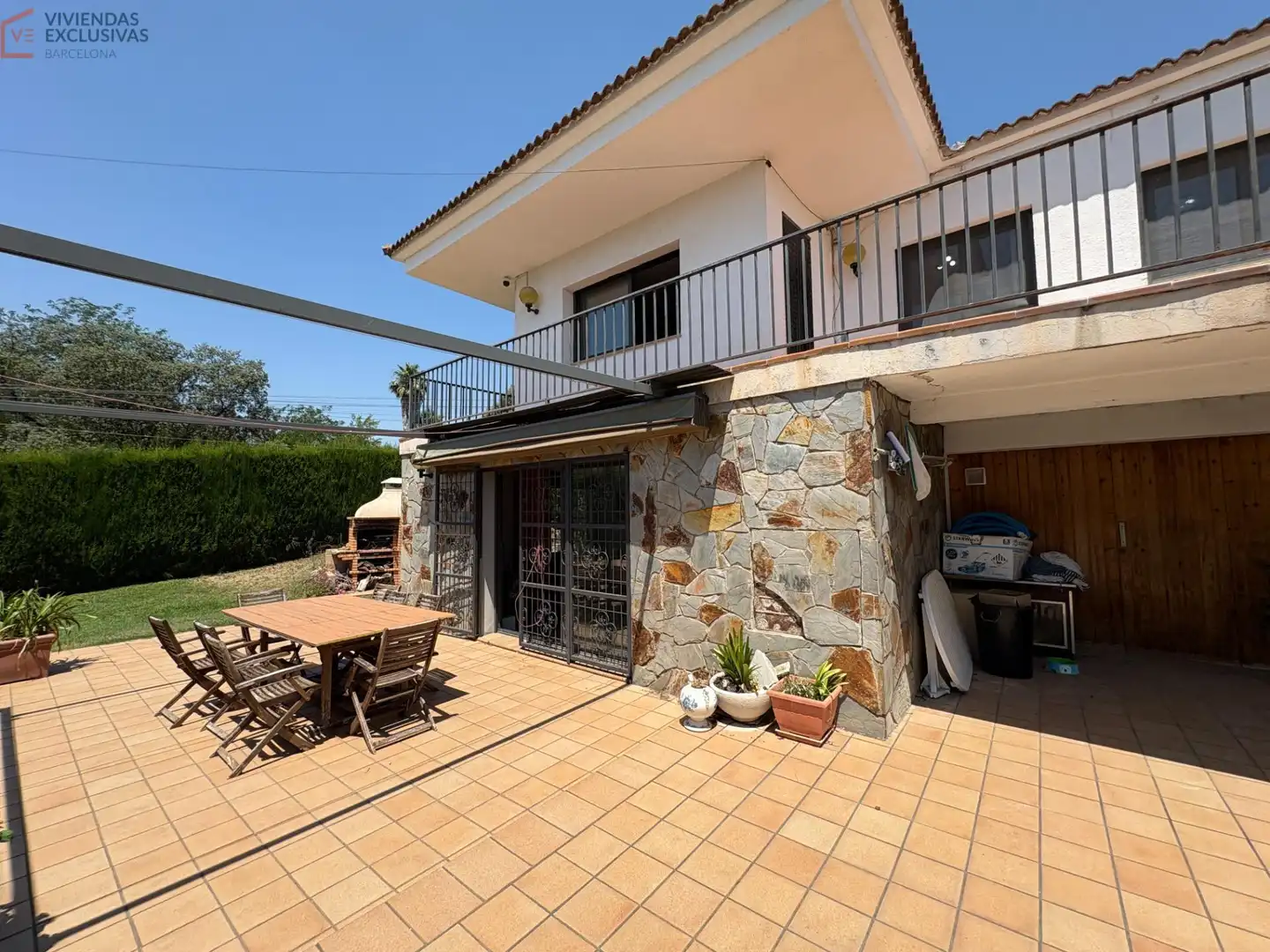 Terrassa de Casa o xalet en venda en Caldes de Montbui amb Calefacció, Jardí privat i Terrassa