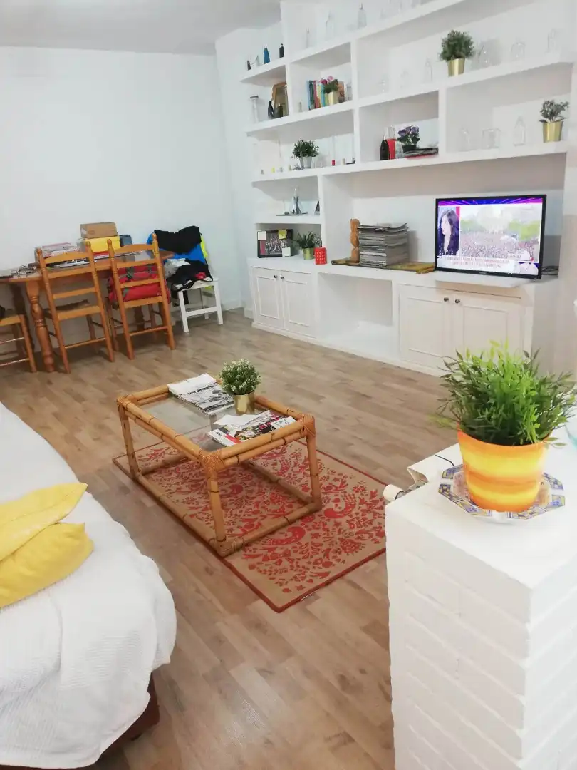 Sala d'estar de Pis de lloguer en Zaragoza amb Calefacció, Parquet i Moblat