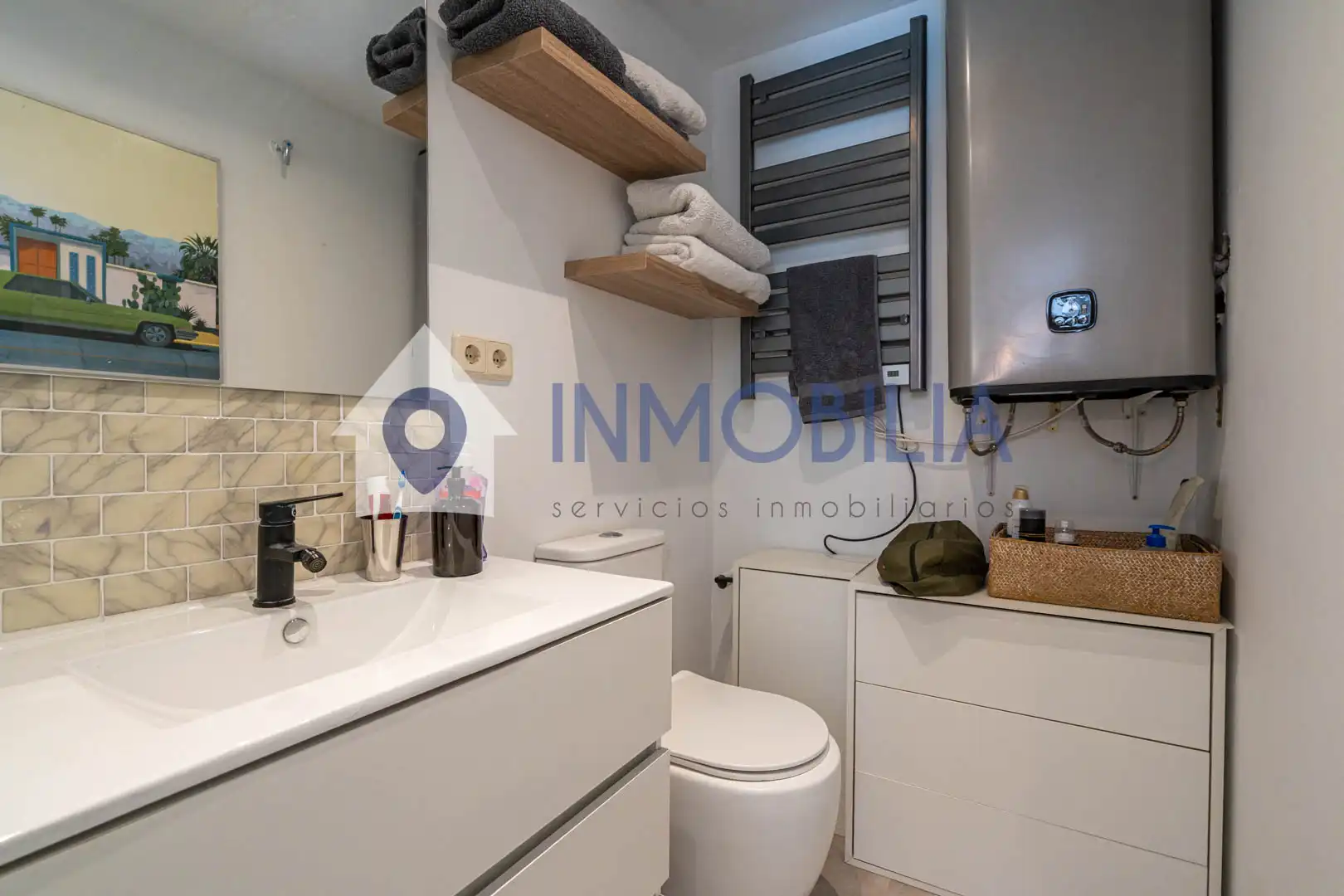 Badezimmer von Maisonette zum Verkauf in Madrid mit Klimaanlage, Heizung und Terrasse