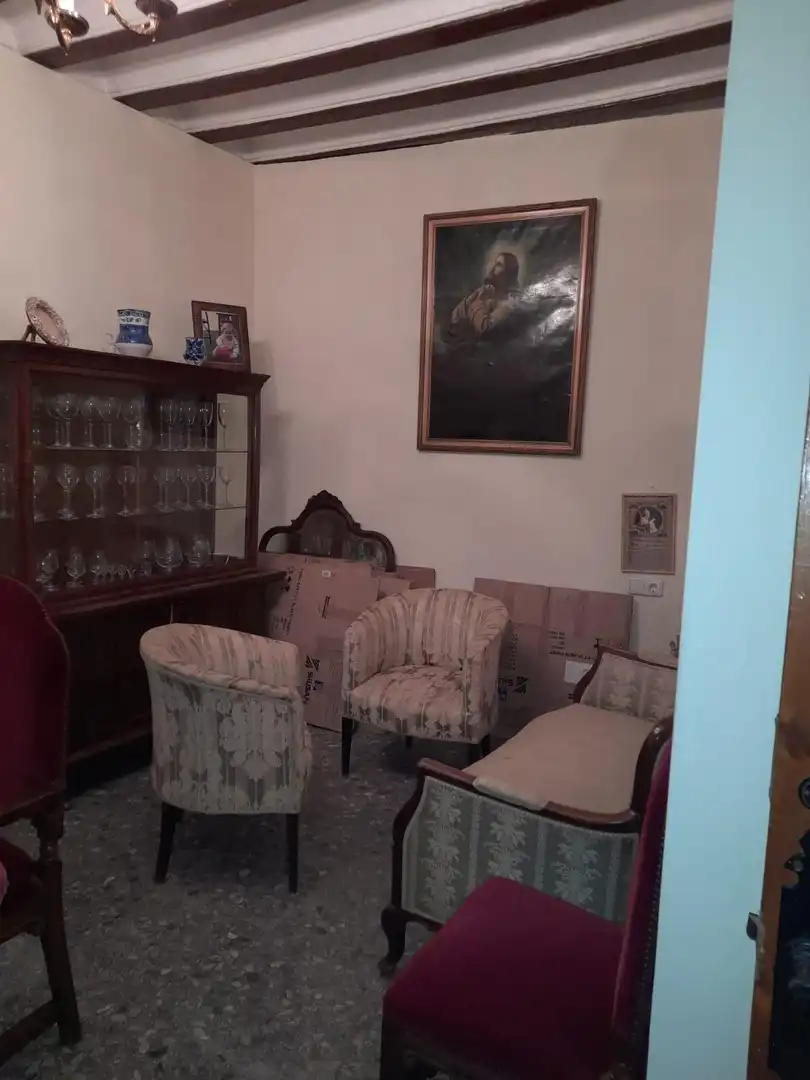 Sala d'estar de Casa o xalet en venda en La Roda de Andalucía amb Aire condicionat, Jardí privat i Piscina