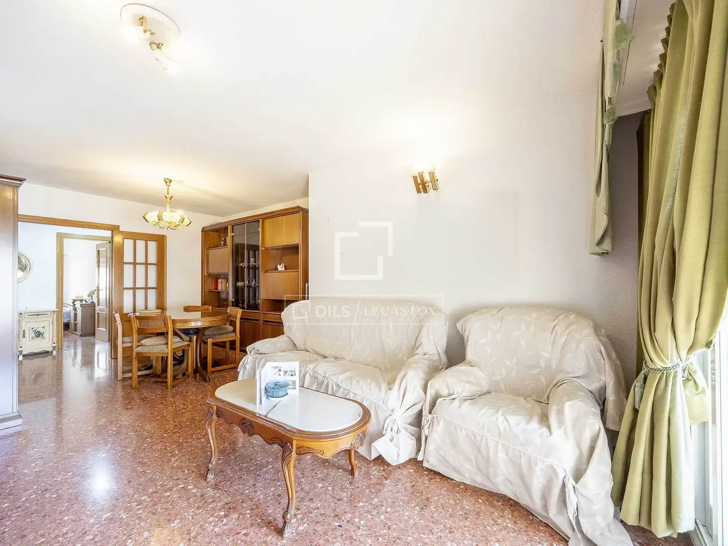 Wohnzimmer von Wohnung zum Verkauf in Valencia mit Klimaanlage, Möbliert und Balkon