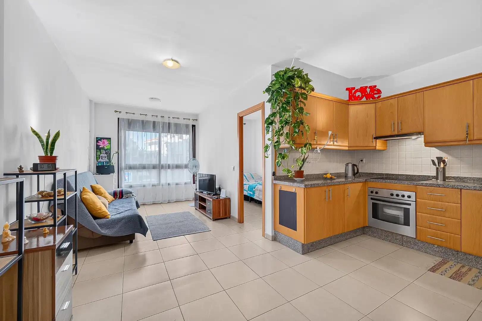 Sala de estar de Piso en venta en Arona con Amueblado, Horno y Lavadora