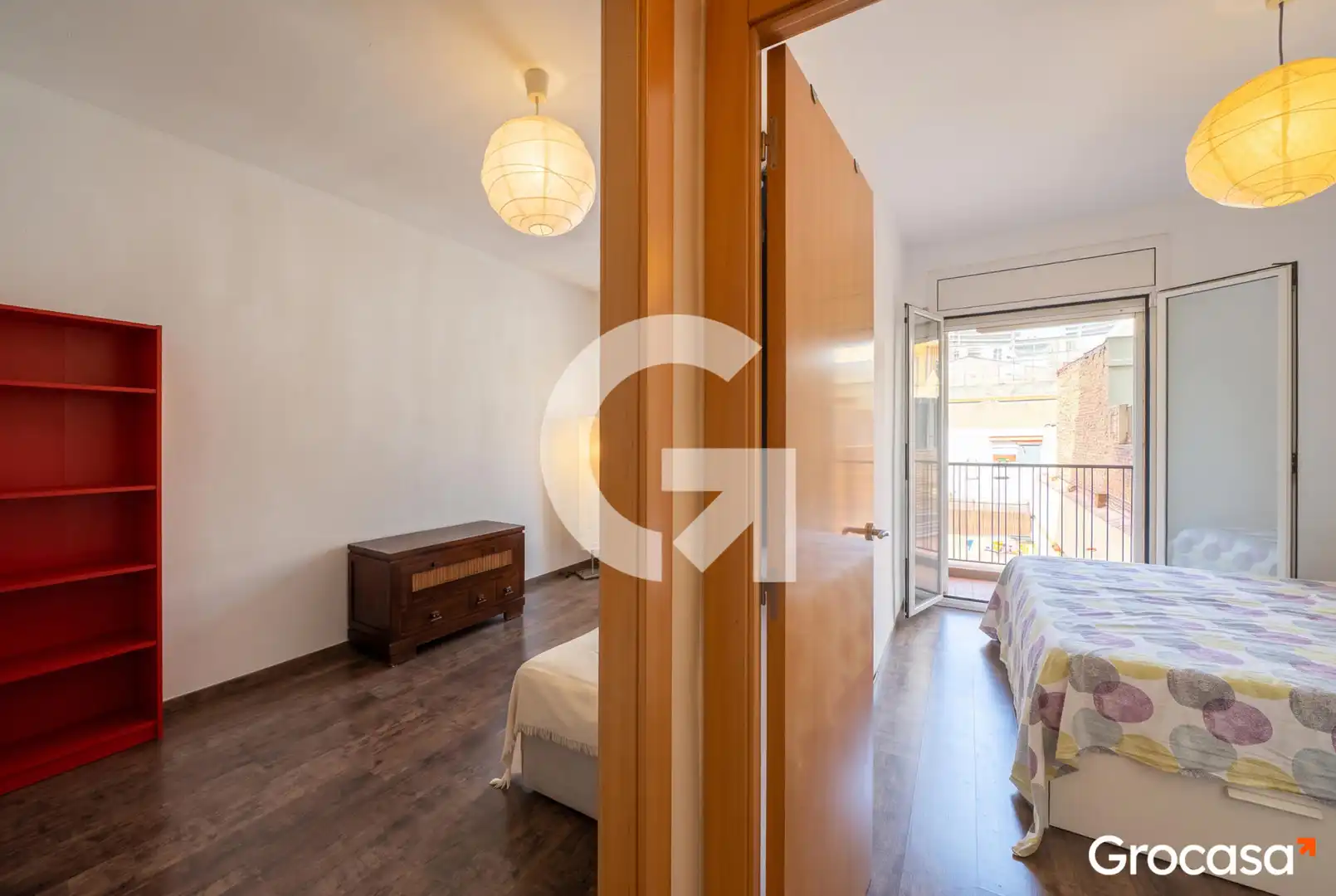 Bedroom of Flat for sale in Barcelona  with Air Conditioner, Oven and Balcony