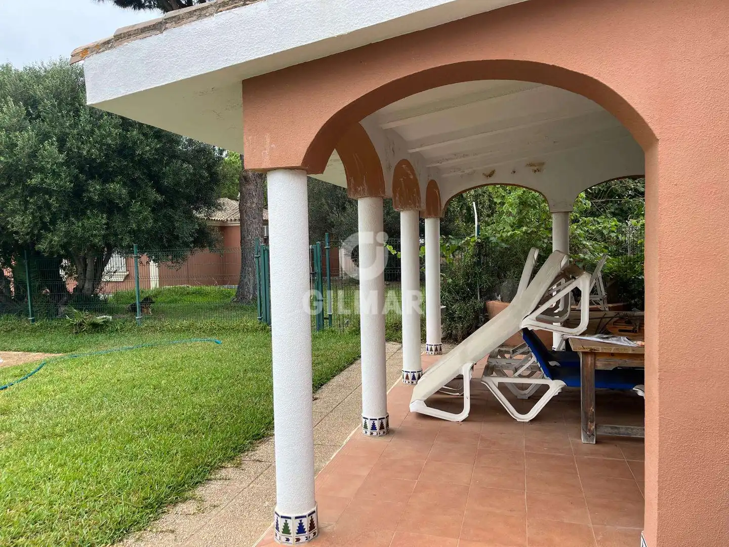 Jardí de Casa o xalet en venda en Chiclana de la Frontera amb Calefacció, Jardí privat i Piscina