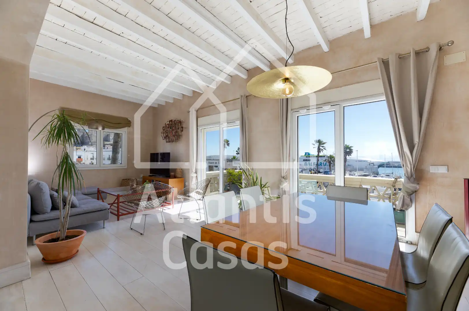Sala de estar de Casa o chalet en venta en Tarifa con Aire acondicionado, Terraza y Amueblado