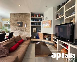 Living room of Single-family semi-detached for sale in Sabadell  with Heating, Terrace and Alarm
