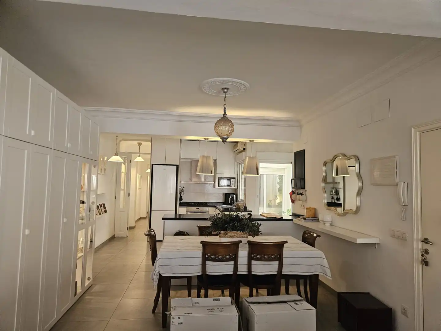 Dining room of Flat for sale in Vila-real  with Air Conditioner, Heating and Furnished