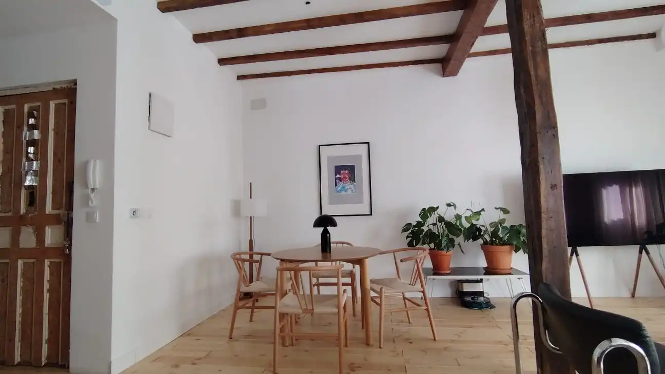 Dining room of Flat for sale in Bilbao   with Air Conditioner, Heating and Furnished