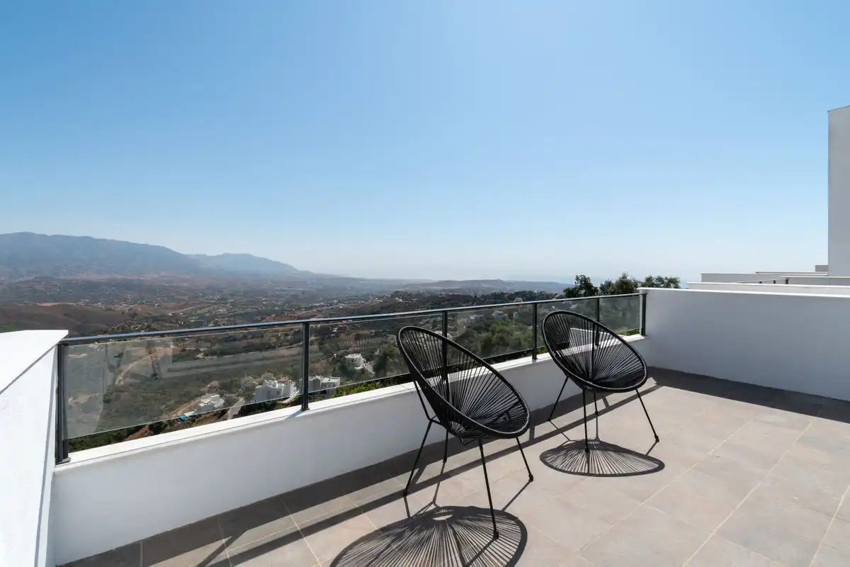 Terraza de Casa adosada en venta en Ojén con Terraza, Trastero y Piscina