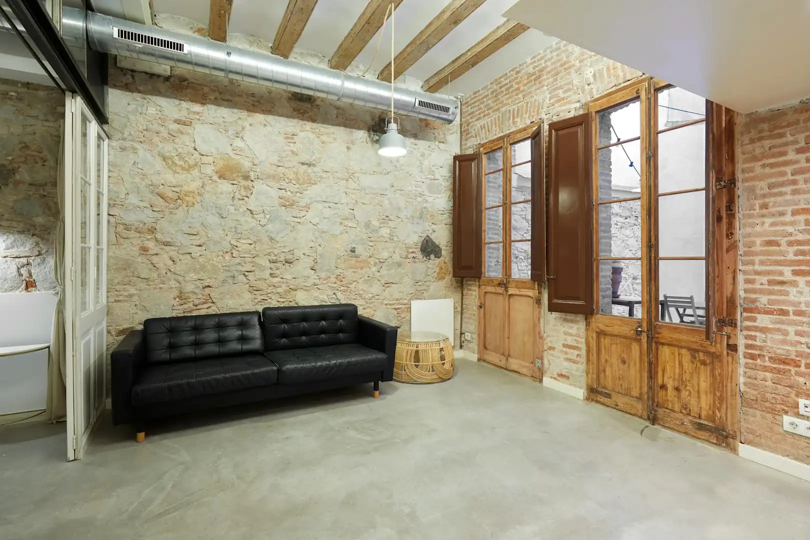 Sala d'estar de Pis de lloguer en Barcelona amb Aire condicionat, Calefacció i Moblat