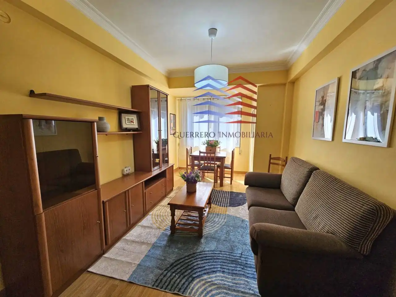 Living room of Flat for rent in Ourense Capital   with Heating, Furnished and Balcony