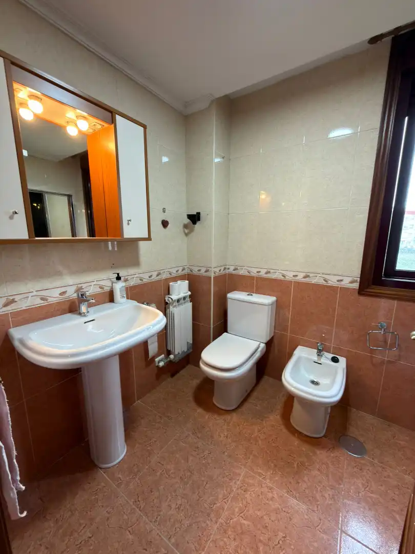 Baño de Piso en venta en Pontevedra Capital  con Calefacción, Parquet y Trastero