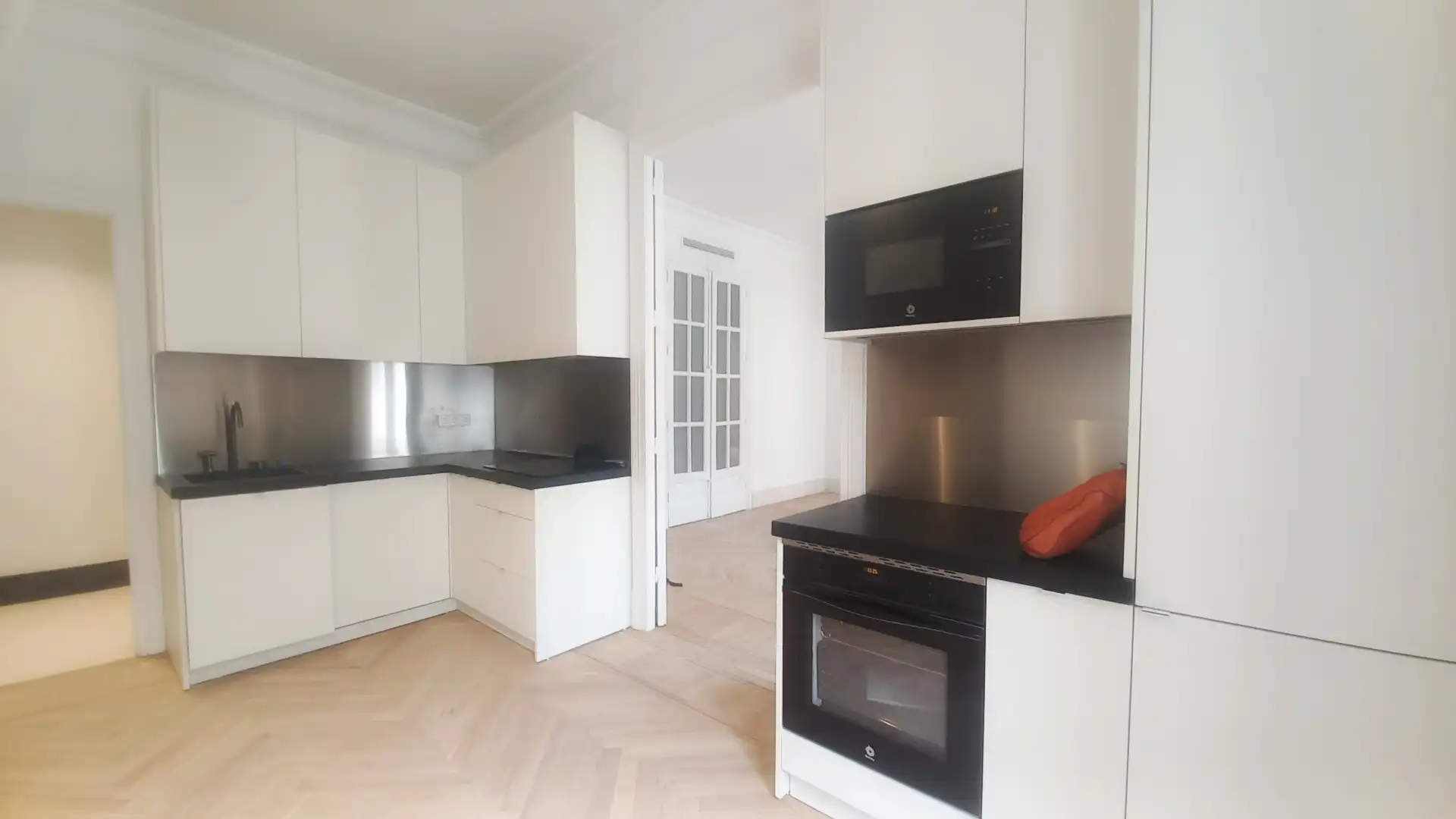 Küche von Wohnung zur Miete in Madrid mit Klimaanlage, Heizung und Parkett