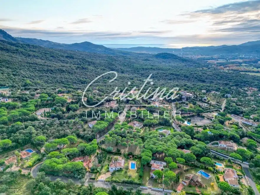 Vista exterior de Casa o chalet en venta en Santa Cristina d'Aro con Calefacción, Jardín privado y Terraza