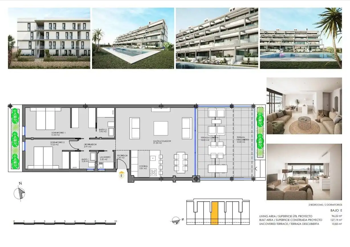 Apartament amb terrassa en venda a Mar Menor de Cartagena – Cabo de Palos, imagen 49