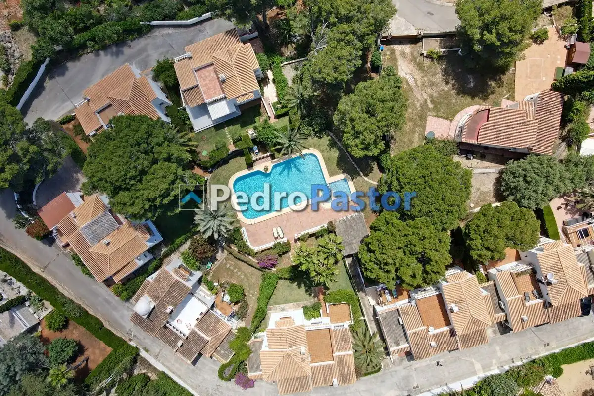 Vista exterior de Casa o chalet en venta en Dénia con Aire acondicionado, Calefacción y Jardín privado