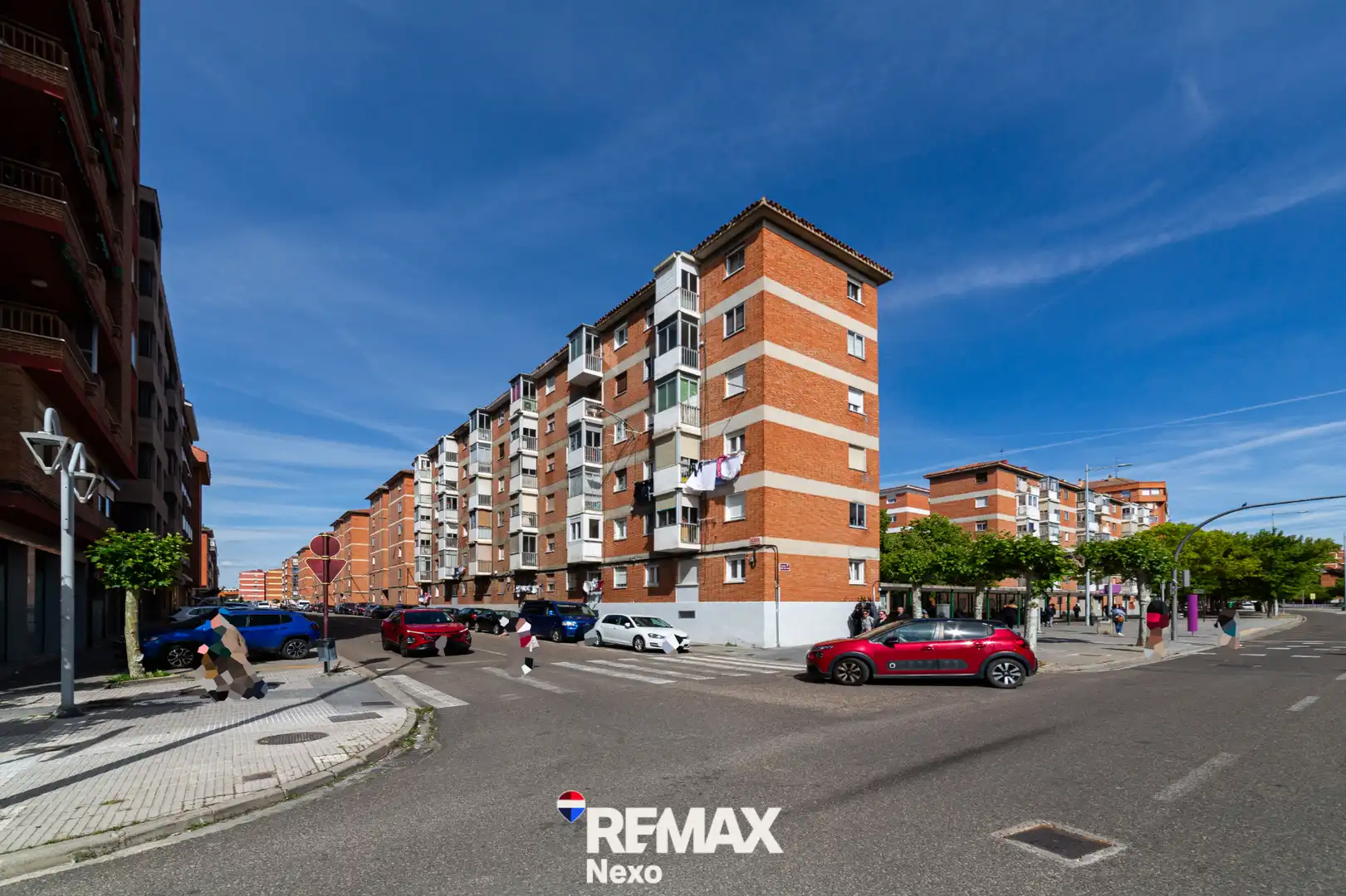 Exterior view of Flat for sale in Palencia  with Air Conditioner, Terrace and Storage room