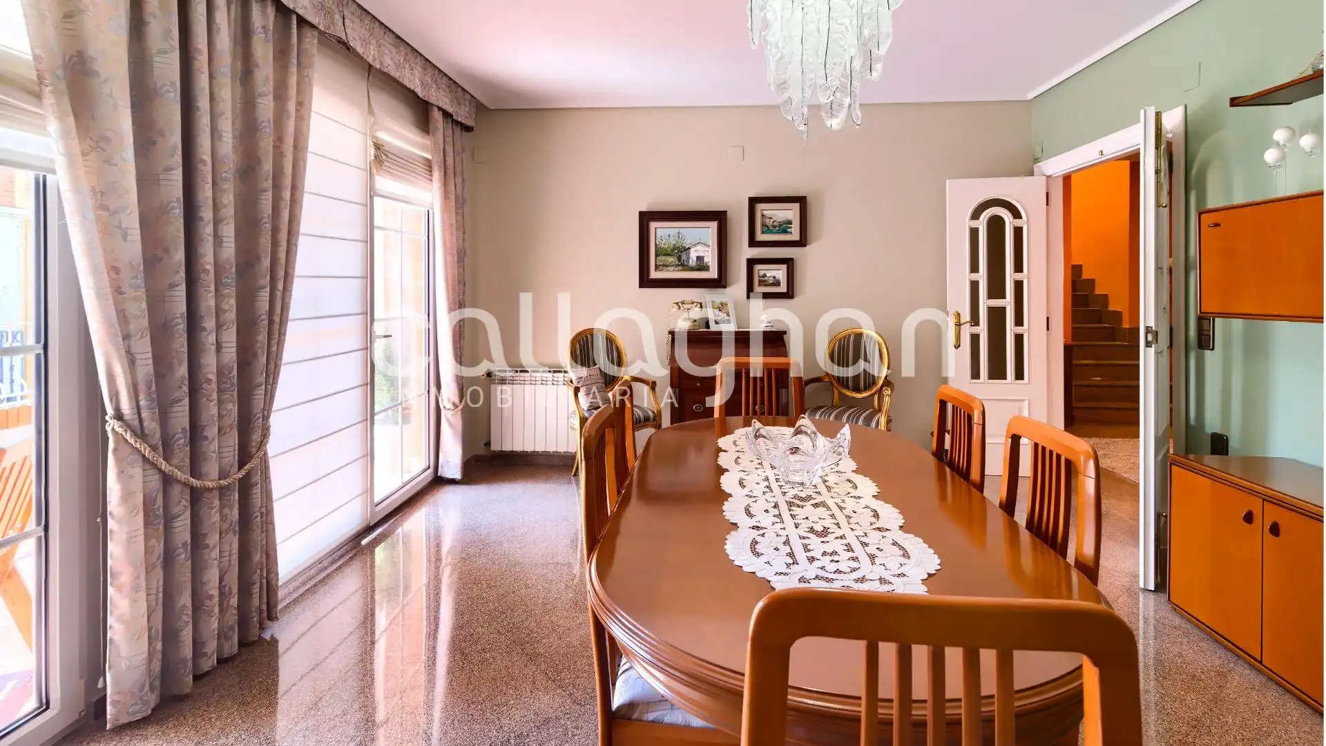Dining room of Detached homes for sale in Chilches / Xilxes  with Air Conditioner, Heating and Terrace