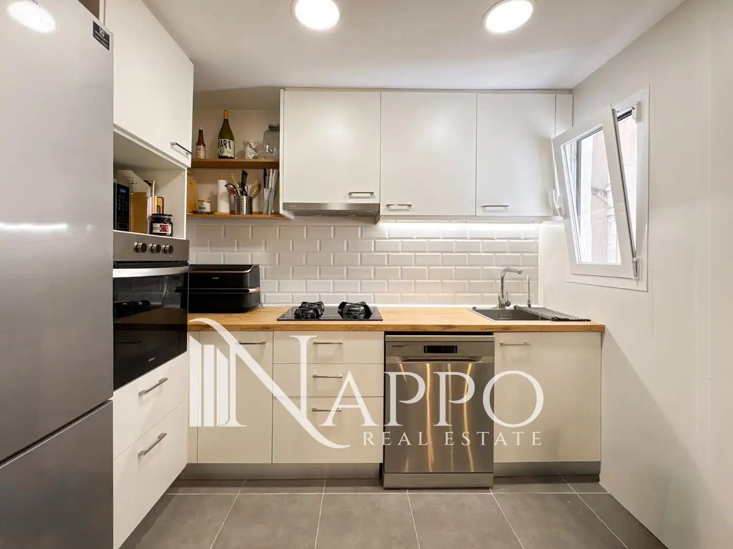 Cocina de Piso en venta en  Palma de Mallorca con Aire acondicionado, Terraza y Amueblado