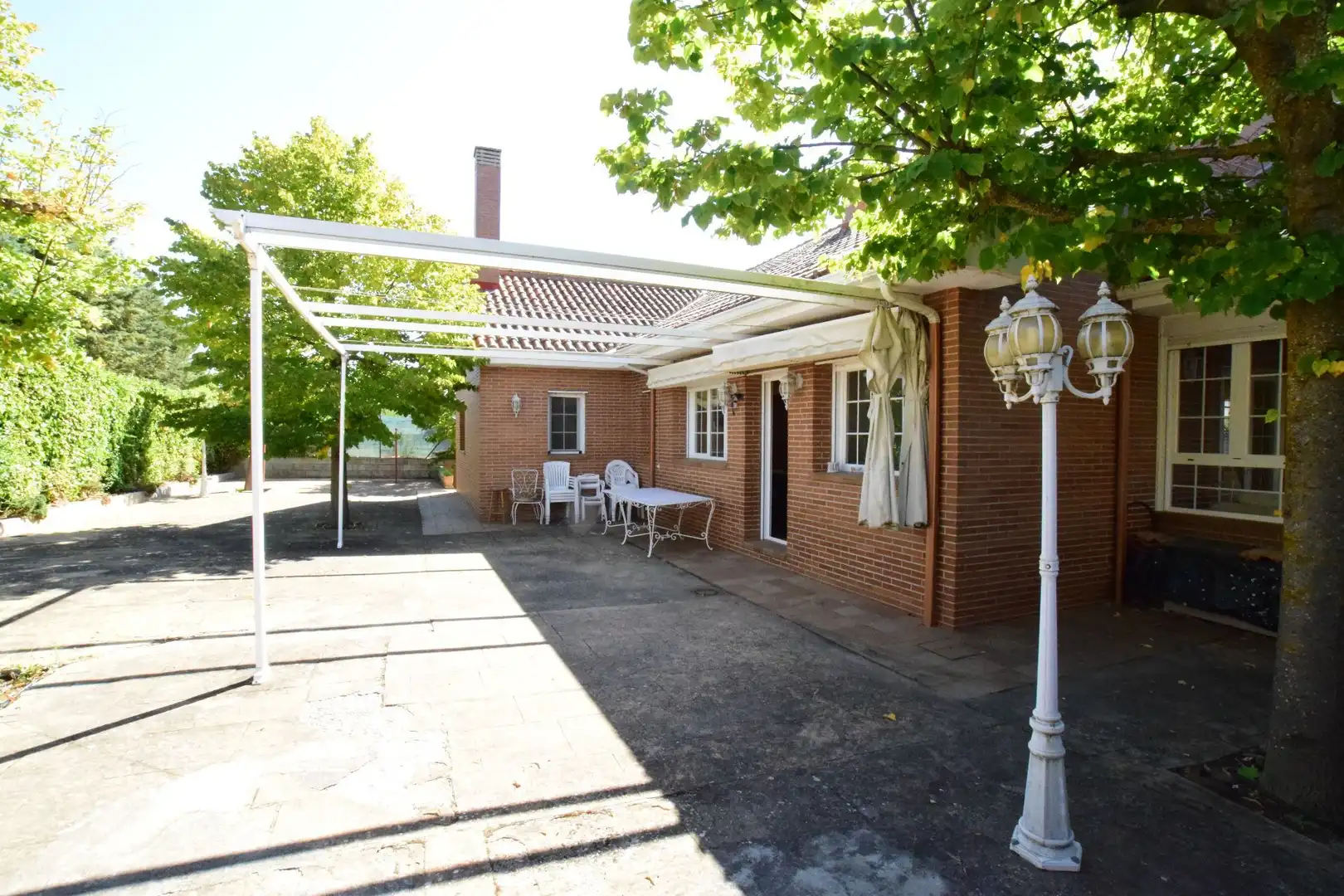 Terraza de Casa o chalet de alquiler en Soto del Real con Calefacción, Jardín privado y Amueblado