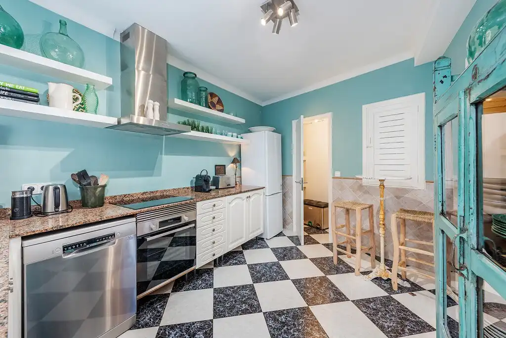 Cocina de Finca rústica en venta en Pollença con Aire acondicionado, Calefacción y Jardín privado