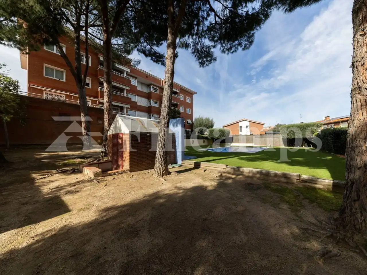 Garden of Flat for sale in Sant Quirze del Vallès  with Air Conditioner, Heating and Parquet flooring