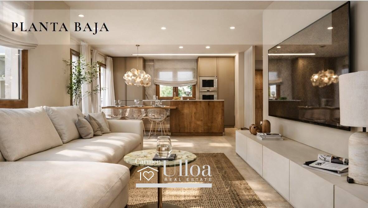 Sala d'estar de Casa o xalet en venda en El Campello amb Jardí privat, Terrassa i Traster