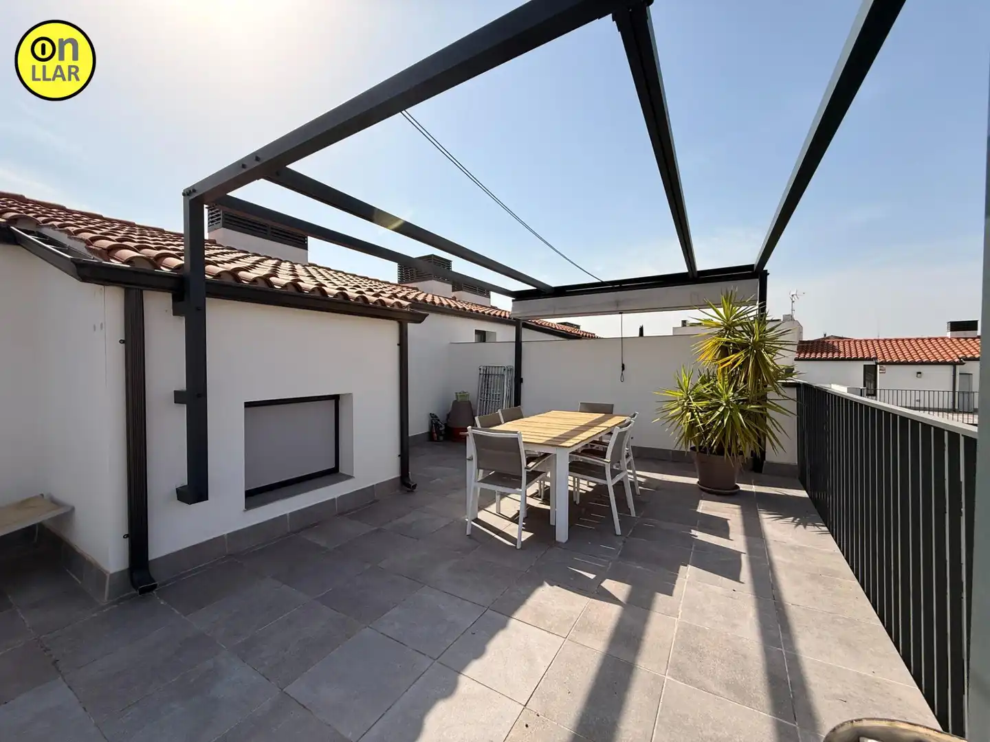 Terraza de Piso de alquiler en La Garriga con Parquet, Terraza y Trastero