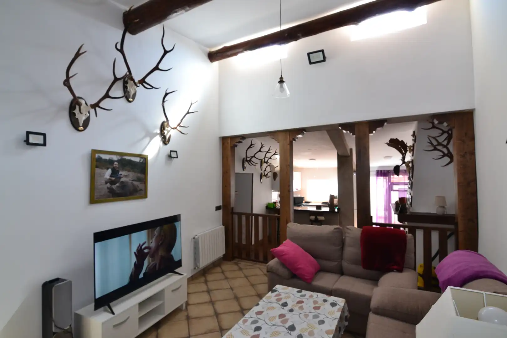 Sala de estar de Casa o chalet en venta en Malpartida de Plasencia con Aire acondicionado y Calefacción