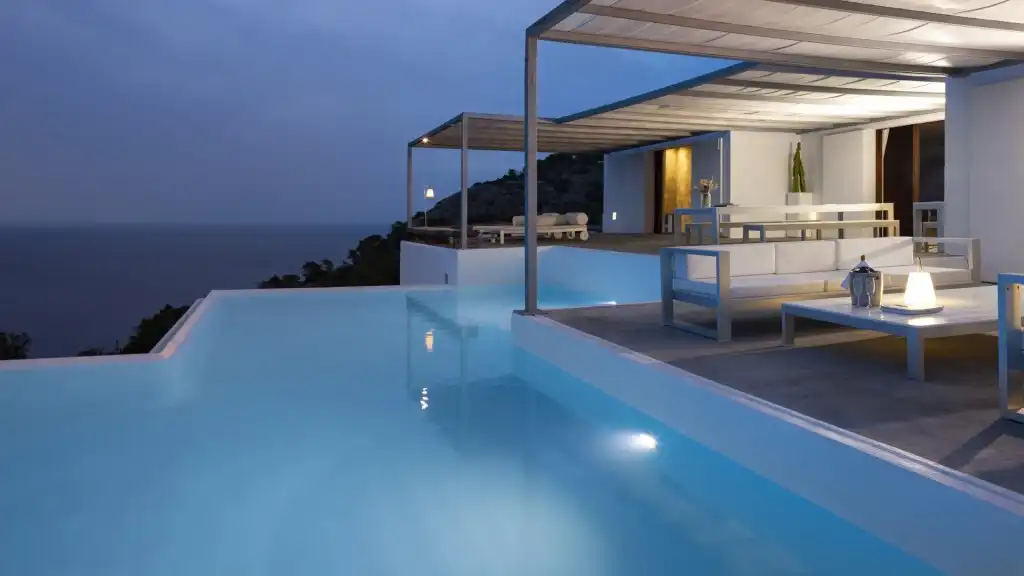 Piscina de Casa o chalet en venta en Sant Joan de Labritja con Aire acondicionado, Jardín privado y Terraza