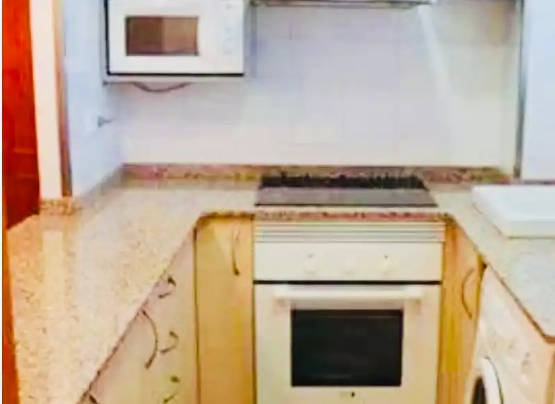 Cocina de Apartamento en venta en Jávea / Xàbia con Jardín privado, Amueblado y Piscina comunitaria