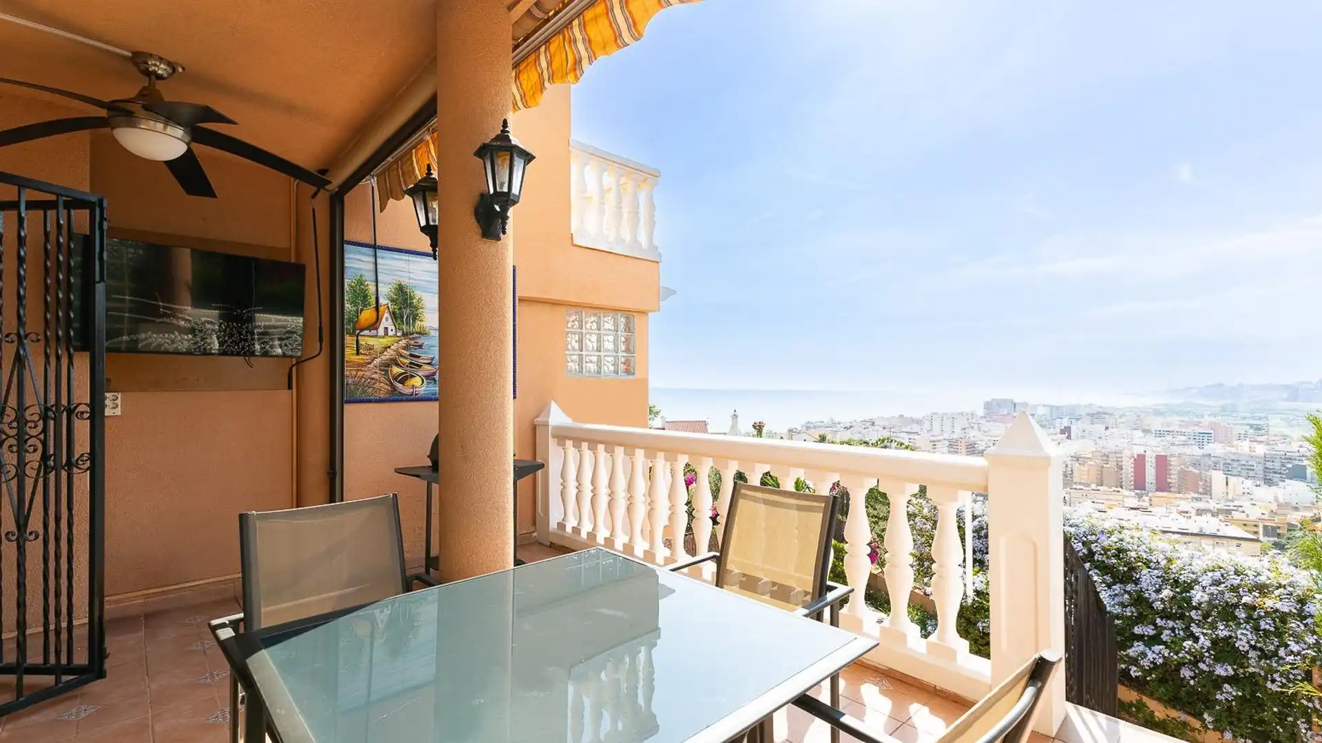 Terrace of Single-family semi-detached for sale in Cullera  with Air Conditioner, Heating and Terrace