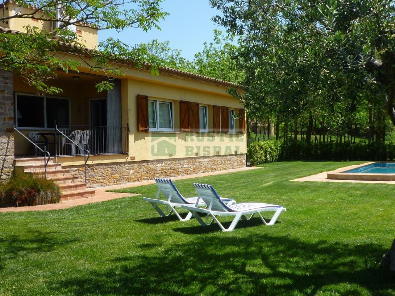 Jardí de Casa o xalet de lloguer en Begur amb Aire condicionat, Calefacció i Jardí privat