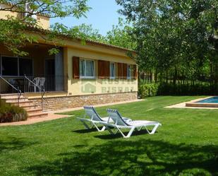 Garden of House or chalet to rent in Begur  with Air Conditioner, Heating and Private garden
