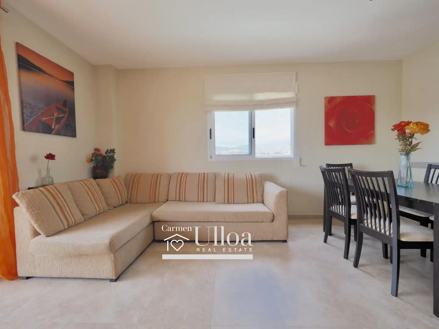 Sala de estar de Apartamento en venta en Villajoyosa / La Vila Joiosa con Aire acondicionado, Jardín privado y Terraza