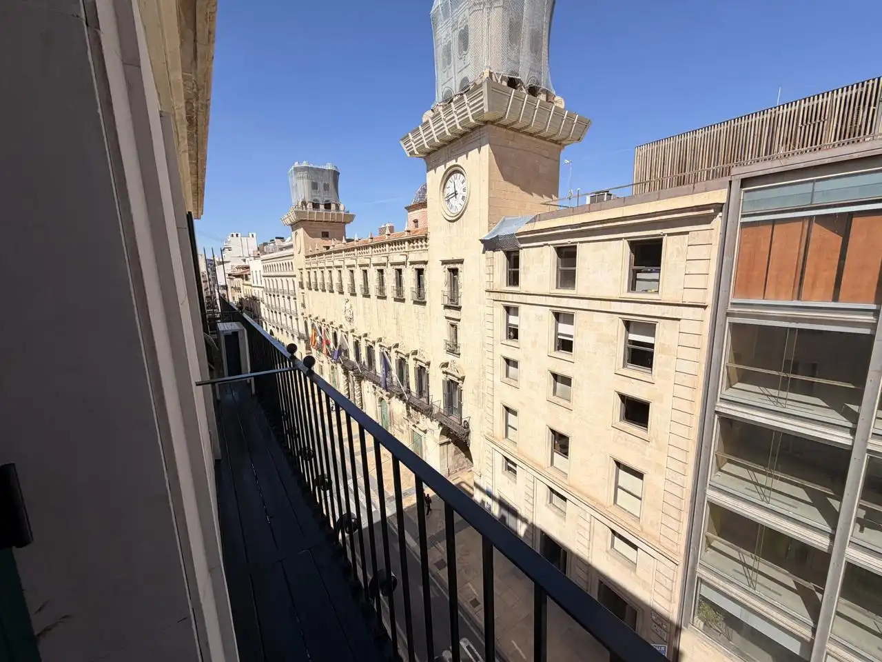 Vista exterior de Piso de alquiler en Alicante / Alacant con Aire acondicionado y Amueblado