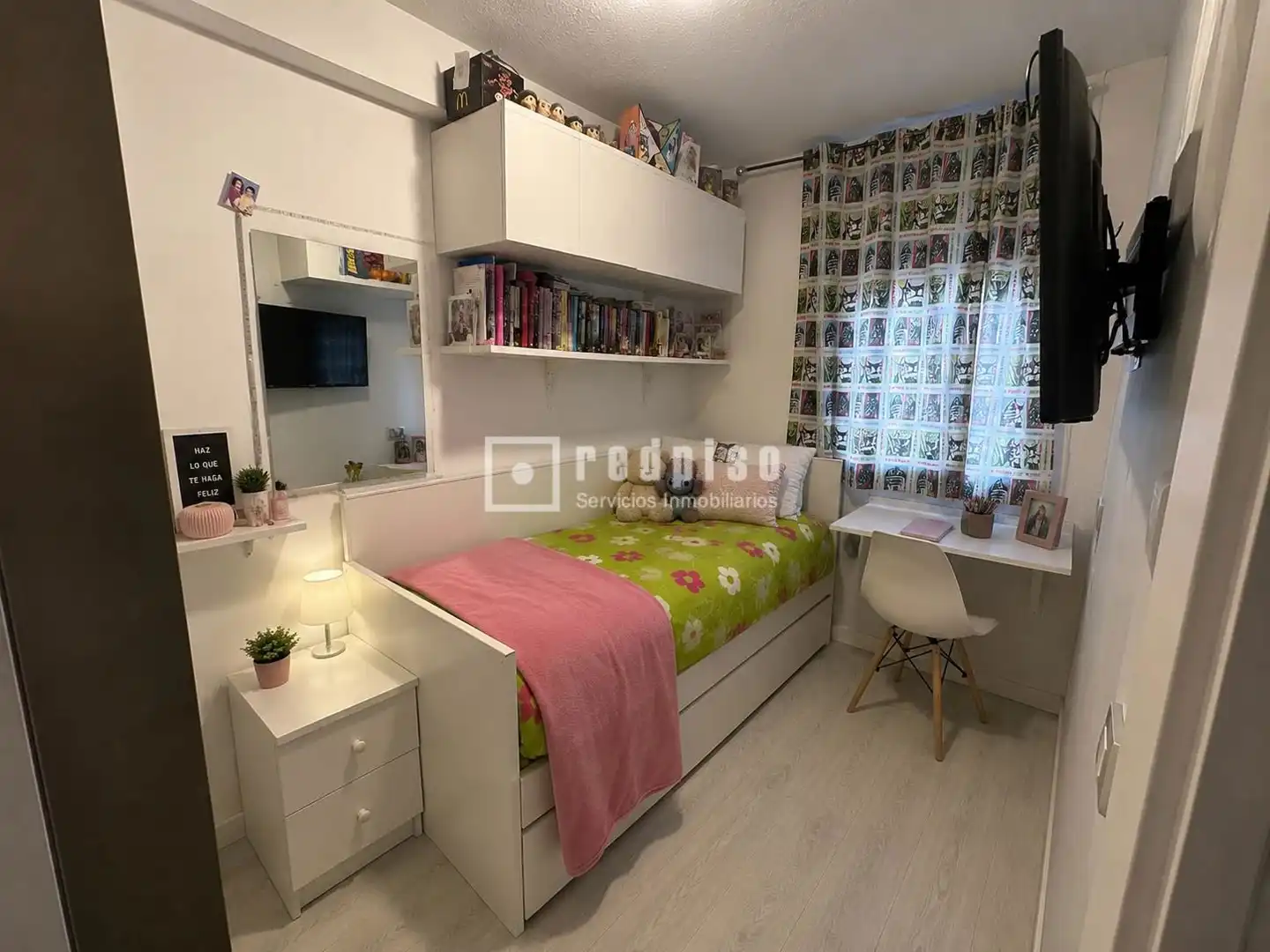 Schlafzimmer von Wohnung zum Verkauf in Madrid mit Heizung, Terrasse und Möbliert