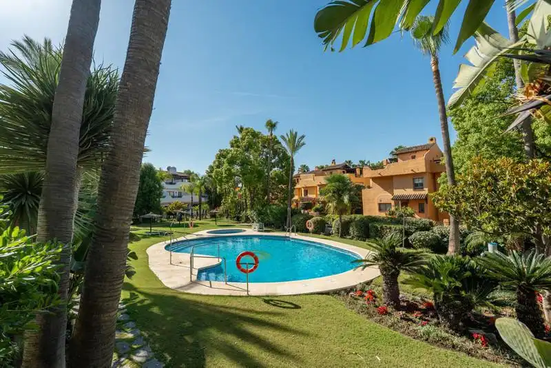 Garden of Detached homes for rent in Marbella  with Air Conditioner, Heating and Private garden