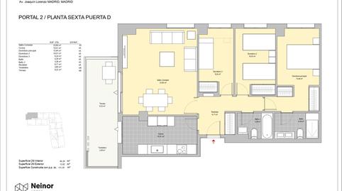 Photo 2 from new construction home in Flat for sale in   Calle Joaquín Lorenzo, Peñagrande, Madrid