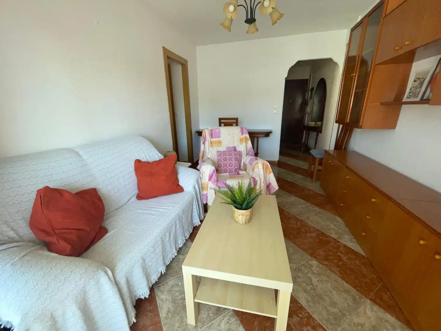 Sala de estar de Piso de alquiler en Málaga con Aire acondicionado, Calefacción y Terraza