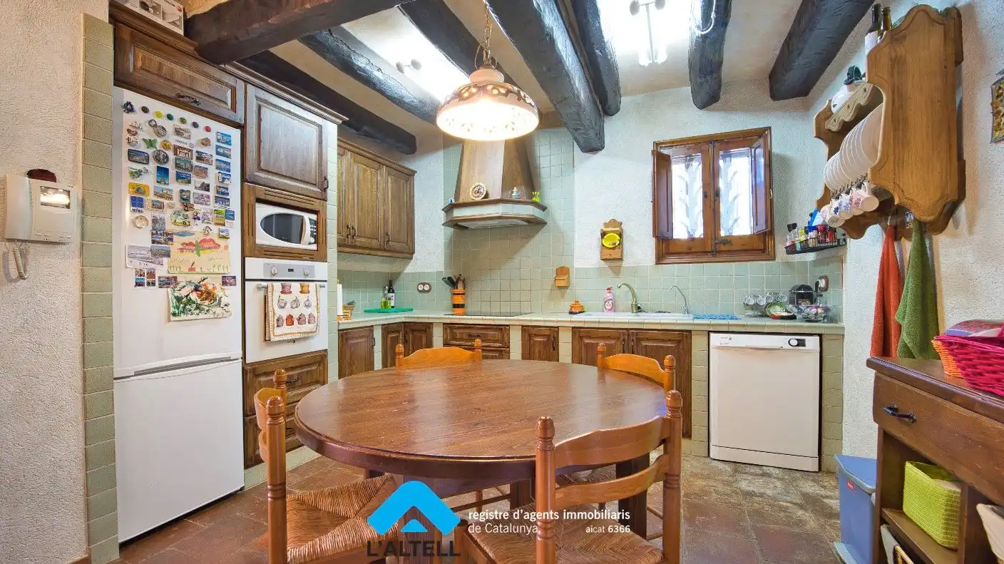 Cocina de Finca rústica en venta en L'Ametlla del Vallès con Aire acondicionado, Calefacción y Jardín privado