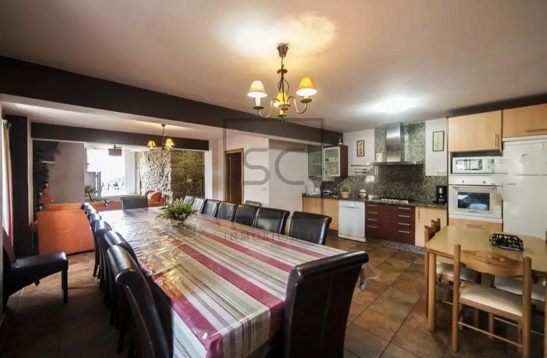 Esszimmer von Country house zum Verkauf in Laxe mit Heizung, Terrasse und Möbliert