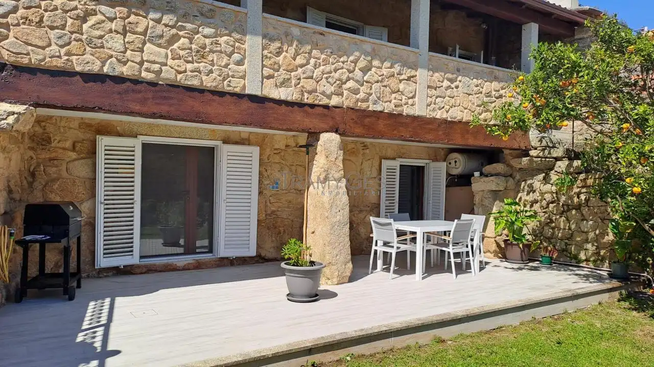 Terrassa de Casa o xalet en venda en O Rosal   amb Calefacció, Jardí privat i Terrassa