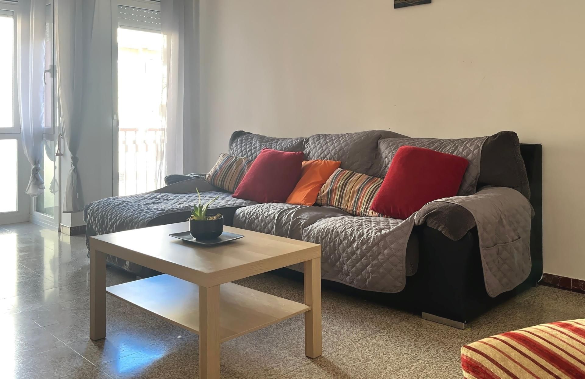 Living room of Flat for sale in Blanes  with Heating and Balcony