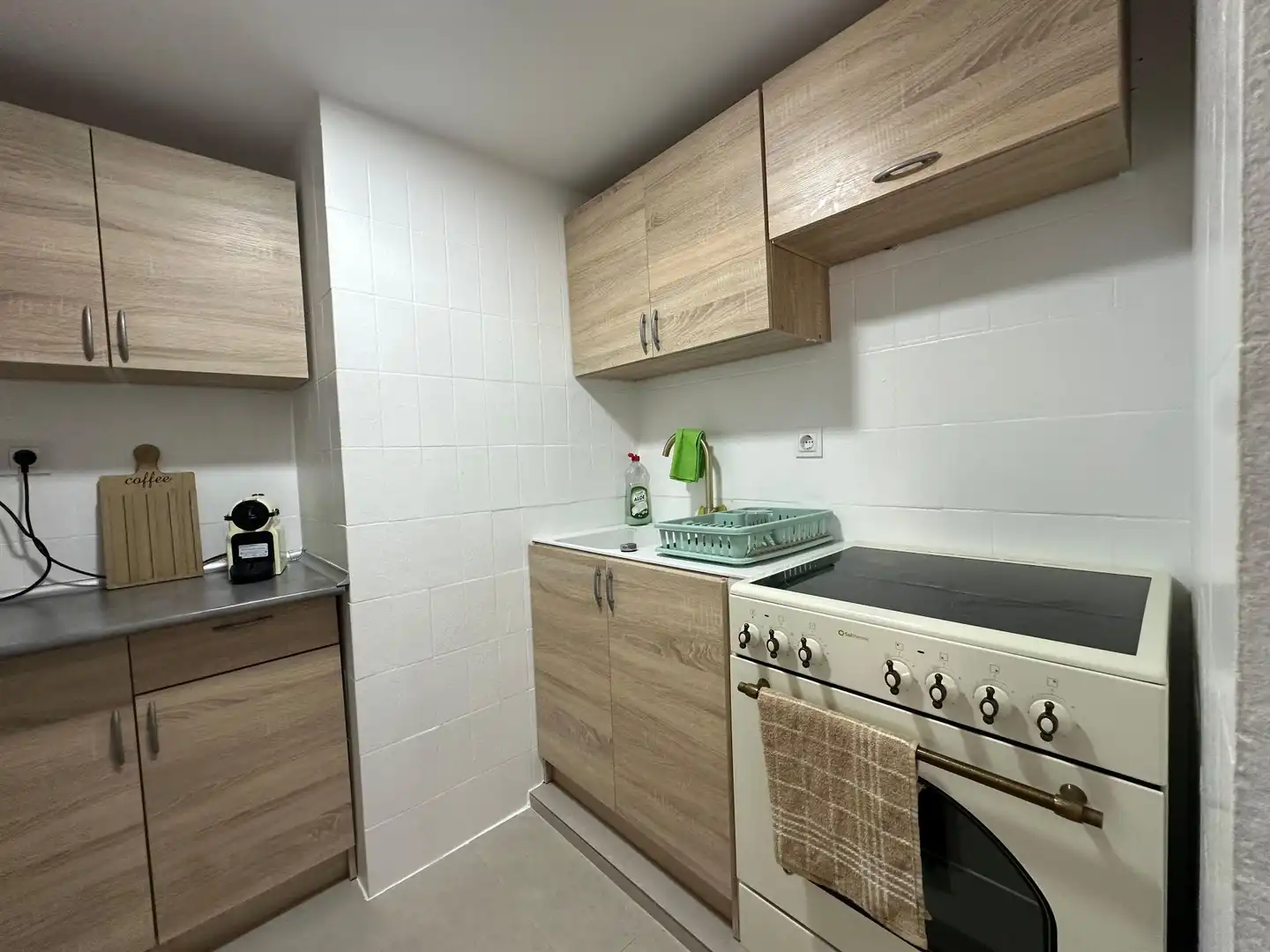 Kitchen of Flat for sale in Roses  with Air Conditioner, Heating and Terrace