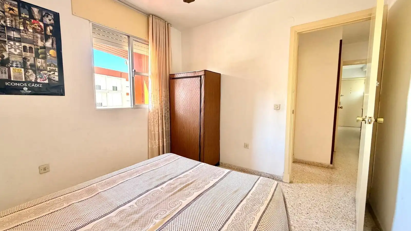 Schlafzimmer von Wohnung zum Verkauf in El Puerto de Santa María mit Klimaanlage und Terrasse