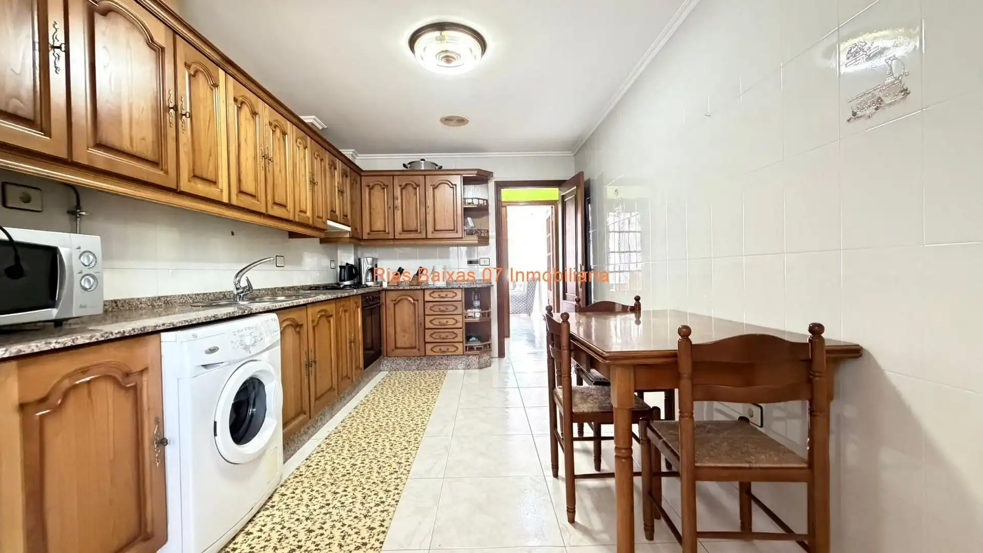 Kitchen of Flat for sale in Cortegada  with Heating, Terrace and Furnished