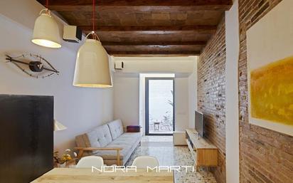 Sala d'estar de Pis en venda en  Barcelona Capital amb Aire condicionat, Calefacció i Terrassa