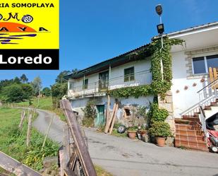 Vista exterior de Casa o xalet en venda en Hazas de Cesto amb Jardí privat